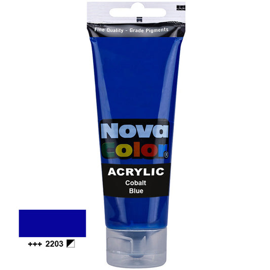 Acrylic paint Nova Color 2203 Cobalt Blue 75 ml.