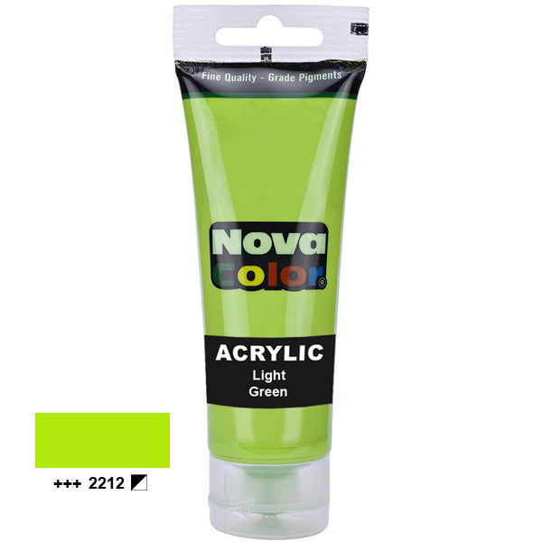 Acrylic paint Nova Color 2212 Light Green 75 ml.