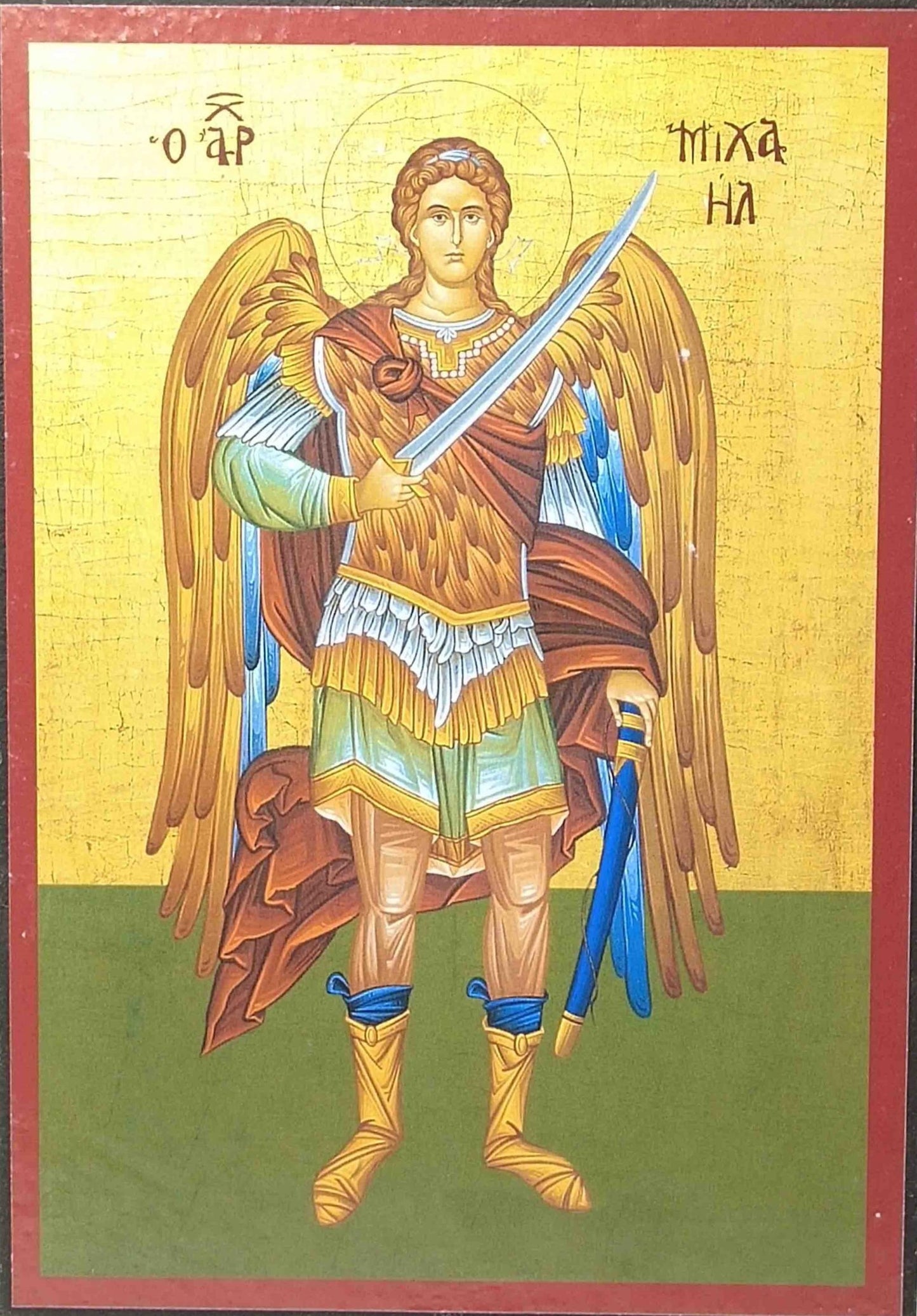 Archangel Michael Orthodox icons byzantine icon greek orthodox icon byzantine icon birthday, name-day gift baptism gift home gift