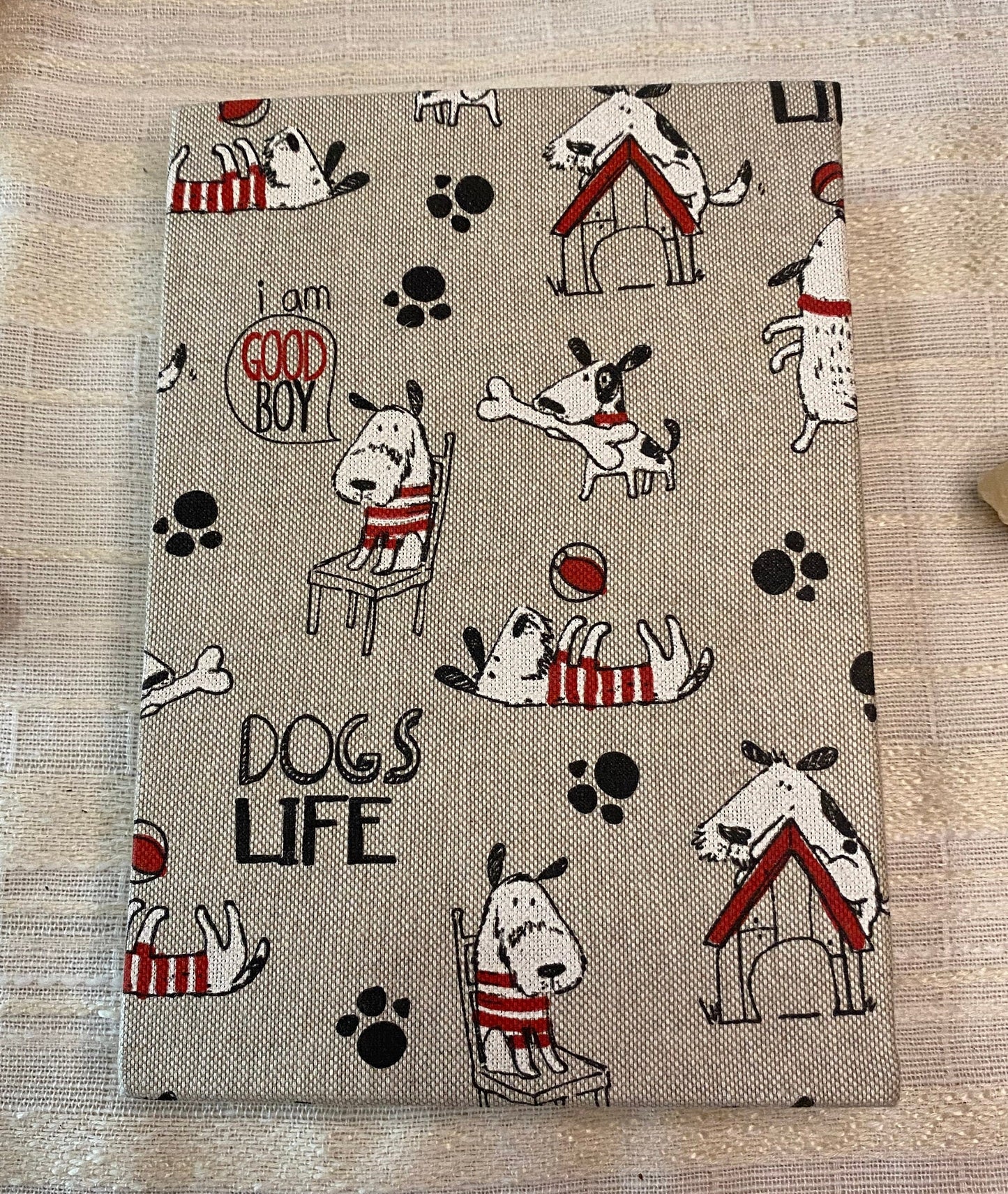 DOG IN SWEATER A5 Journal / Animal Diary With Blank Pages / Hardcover Book