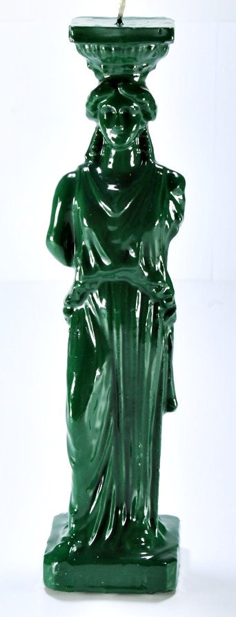 CARYATID Candle / Woman Statue / Ancient Greek Decor / Decorative Candle / Housewarming Gift