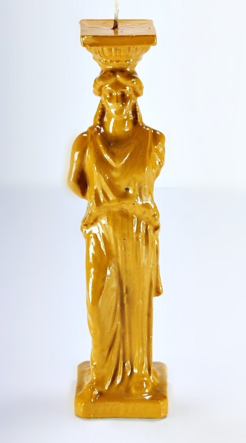 CARYATID Candle / Woman Statue / Ancient Greek Decor / Decorative Candle / Housewarming Gift