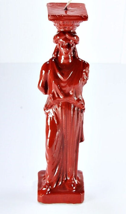 CARYATID Candle / Woman Statue / Ancient Greek Decor / Decorative Candle / Housewarming Gift