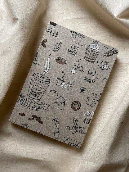 BREAKFAST A4 Customised Journal / Food and Recipe Notebook / Hardcover Book / Blank Pages