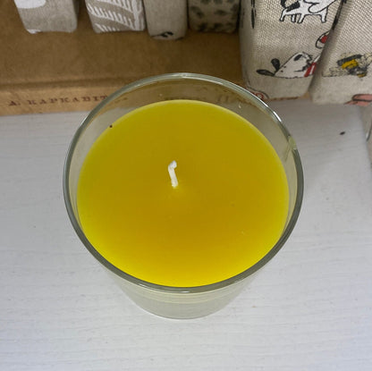 LEMON SOY Candle / Housewarming Gift / Aromatherapy Gift / Fresh Scent / Personalised Scented Citrusy Candle in Glass