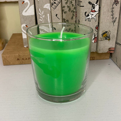 GREEN APPLE SOY Candle / Housewarming Gift / Aromatherapy Gift / Fruity Scent / Personalised Scented Candle in Glass