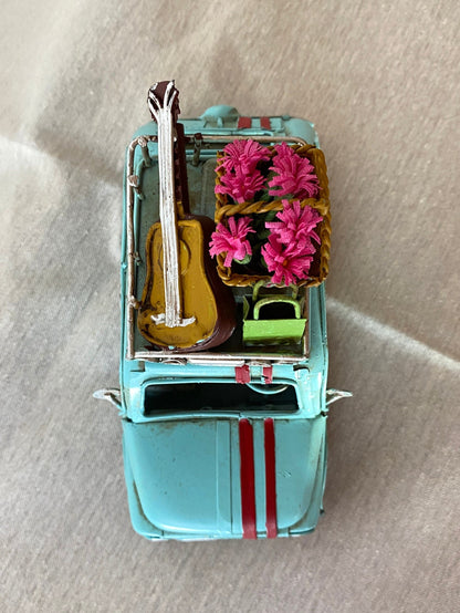 FIAT 500 L 1968 Decoration / Retro Motor Model / Vintage Metal Toy / Classic Collectors Item / Gift Idea