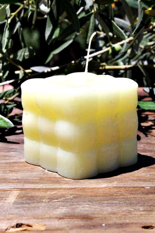 CUBE BUBLE CANDLE / Decorative / Luxury Home Decor Candle / Wedding Favor / Housewarming Gift