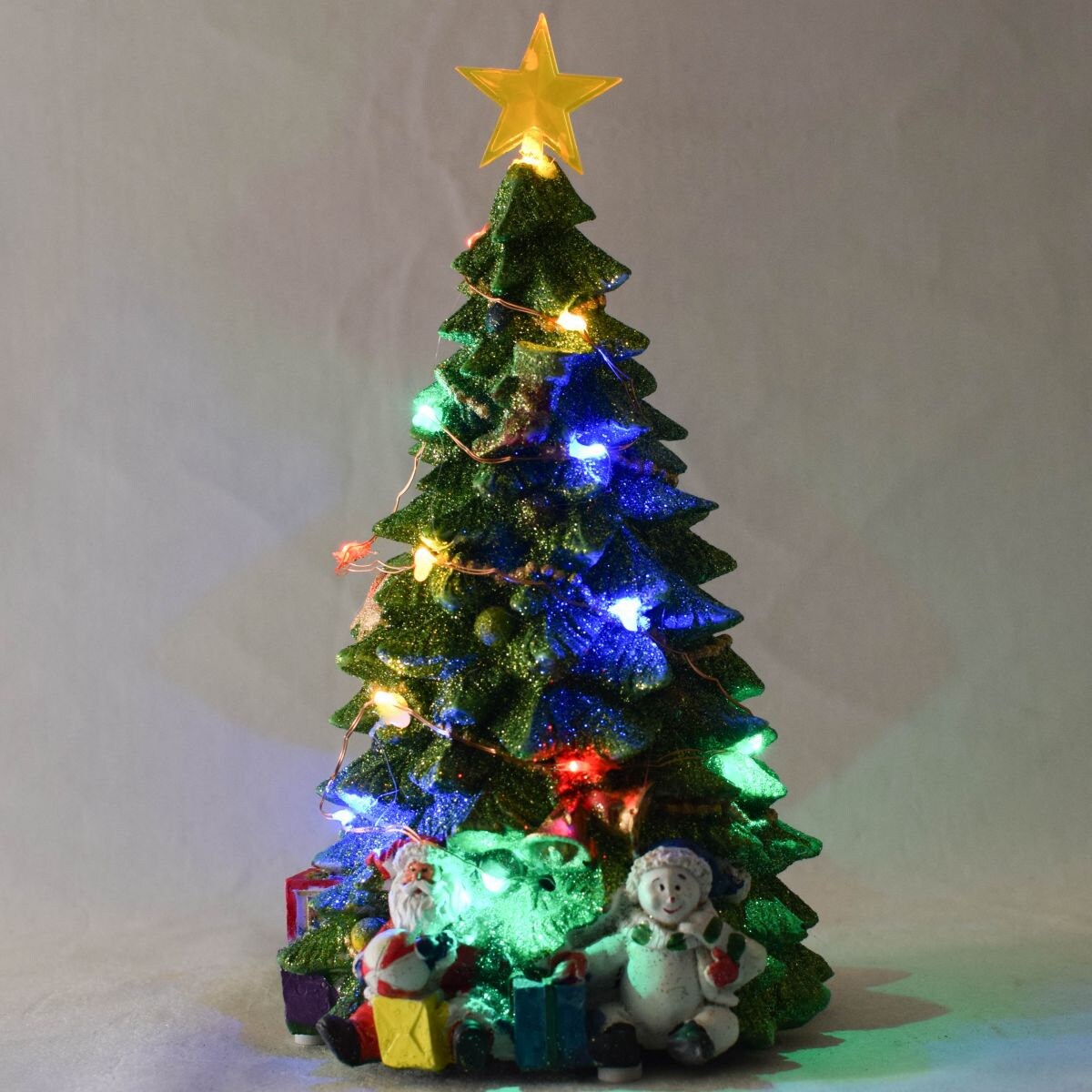 CHRISTMAS TREE Decoration / Festive Decor with LED Lights and Music / Gift Idea