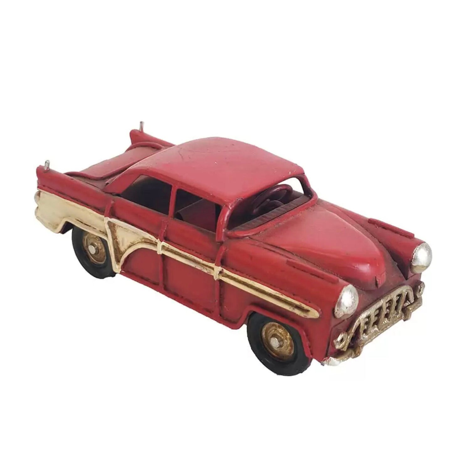 RED RETRO CAR Decoration / Automobile Model / Vintage Metal Toy / Classic Collectors Item / Gift Idea