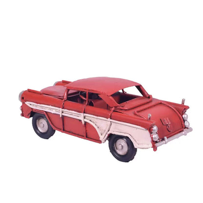 RED RETRO CAR Decoration / Automobile Model / Vintage Metal Toy / Classic Collectors Item / Gift Idea