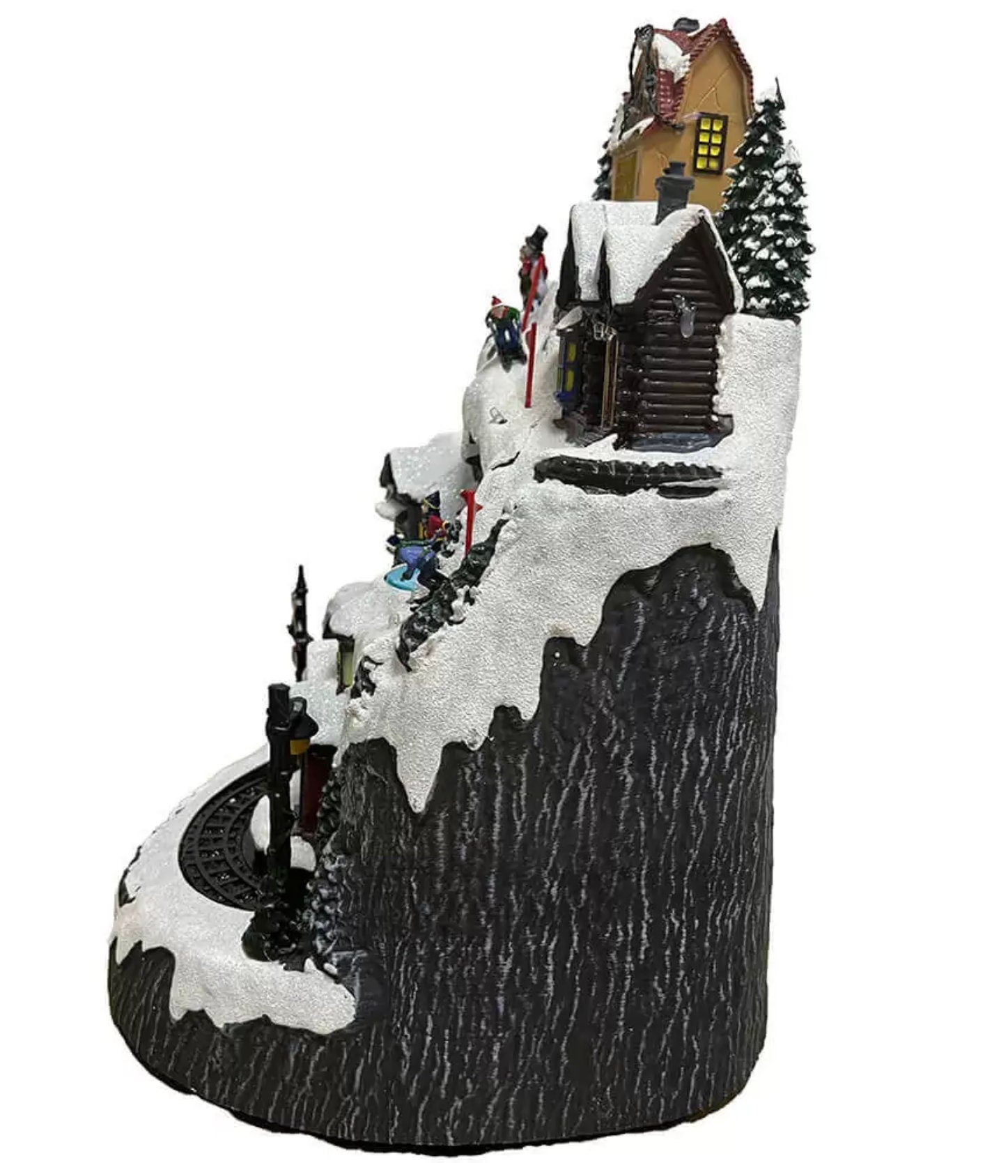 CHRISTMAS VILLAGE Decoration / Festive Decor with Led Lights, Music, and Movement / Vintage Retro Toy / Gift Idea