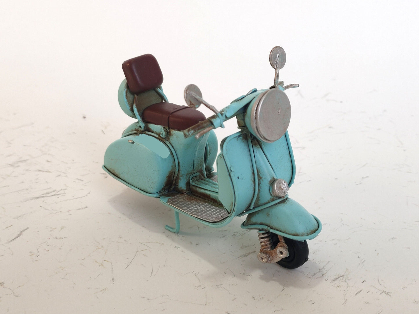 LIGHT BLUE VESPA Decoration / Scooter Metal Model / Old Vespa Model / Vintage Metal Toy / Collectors Item / Gift Idea