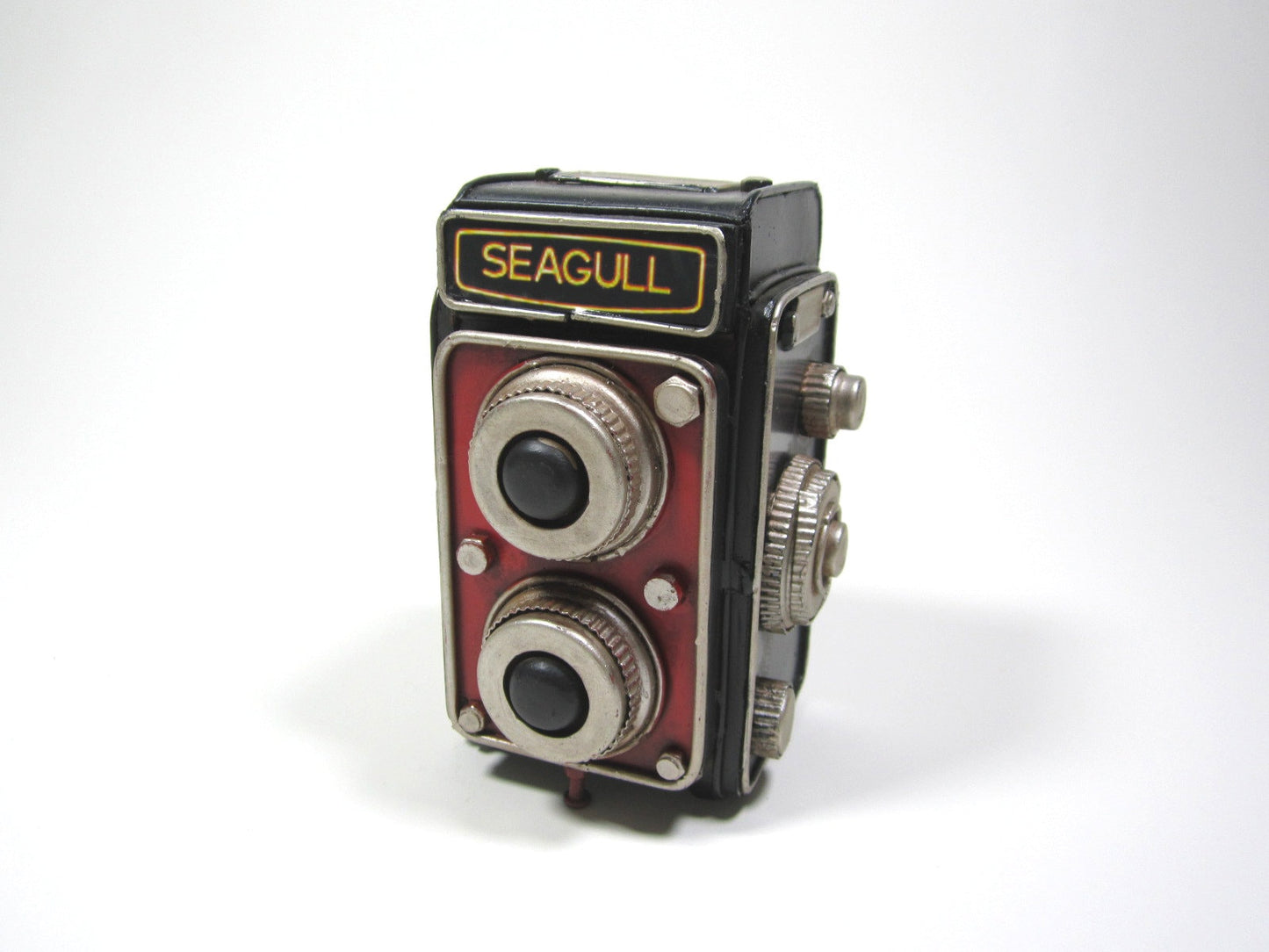 SEAGULL CAMERA ANTIQUE / Vintage Metal Camera Design / Decorative Nostalgic Camera / Retro Shelf Decor