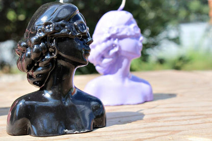 FLOWER WOMAN Candle / Girl Sculpture Decorative / Luxury Home Decor Candle / Wedding Favor / Housewarming Gift