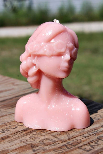 FLOWER WOMAN Candle / Girl Sculpture Decorative / Luxury Home Decor Candle / Wedding Favor / Housewarming Gift